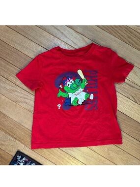 Phillies Phanatic Graphic Short Sleeve Tee Red Toddler 24 Months